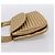 Borsa BOTTEGA VENETA INTRECCIATO Satin Gold Auth 197646 D'oro - vista 3