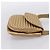 Borsa BOTTEGA VENETA INTRECCIATO Satin Gold Auth 197646 D'oro - vista 4