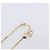 Collana Christian Dior metallo Gold Tone Auth 193448M - vista 13