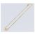 Collana Christian Dior metallo Gold Tone Auth 193448M - vista 2