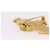 Spilla CHANEL Metallo Tono Oro CC Auth 197927M - vista 6