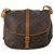 Borsa a tracolla LOUIS VUITTON Monogram Saumur 35 M42254 LV Auth BA14853 Monogramma - vista 2