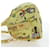 Sac à main PRADA Canvas 2way Gold Yellow Auth 197302V Doré Jaune - vue 3