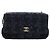 CHANEL Schultertasche mit Kette Tweed Schwarz Goldfarben CC Auth BA14816SM - Ansicht 13
