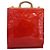 LOUIS VUITTON Monogram Vernis Stanton Hand Bag Red M91078 LV Auth 197637 Rosso - vista 13