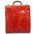 LOUIS VUITTON Monogram Vernis Stanton Hand Bag Red M91078 LV Auth 197637 Rosso - vista 2