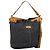 Borsa a tracolla BURBERRY Blue Label in denim blu navy e oro Auth 199650V D'oro