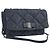Borsa a tracolla Salvatore Ferragamo Denim Vala Ribbon Chain Blu Auth BA15284V Argento