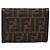 FENDI Zucca Canvas Trifold Wallet Brown Silver 8M0011 Auth 200165A Silvery - view 2