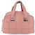 Borsa Mini Boston CHANEL Choco Bar Line in pelle rosa argento CC Auth 197897A - vista 13