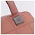 Borsa Mini Boston CHANEL Choco Bar Line in pelle rosa argento CC Auth 197897A - vista 17