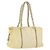 Bolso de mano CHANEL COCO Mark Chain de cuero charol Amarillo Plata CC Auth 197714