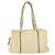 Bolso de mano CHANEL COCO Mark Chain de cuero charol Amarillo Plata CC Auth 197714 - vista 13