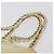 Bolso de mano CHANEL COCO Mark Chain de cuero charol Amarillo Plata CC Auth 197714 - vista 14