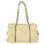 Bolso de mano CHANEL COCO Mark Chain de cuero charol Amarillo Plata CC Auth 197714 - vista 2