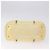 Bolso de mano CHANEL COCO Mark Chain de cuero charol Amarillo Plata CC Auth 197714 - vista 6