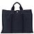 Hermès Borsa HERMES Fourre Tout MM Canvas Navy Silver Auth BA15383 Argento Blu navy - vista 2