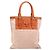 Borsa Tote LOEWE anagram Canvas Orange Gold Tone Auth ep15720 Arancione - vista 13