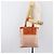 Borsa Tote LOEWE anagram Canvas Orange Gold Tone Auth ep15720 Arancione - vista 23