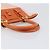 Borsa Tote LOEWE anagram Canvas Orange Gold Tone Auth ep15720 Arancione - vista 7