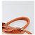 Borsa Tote LOEWE anagram Canvas Orange Gold Tone Auth ep15720 Arancione - vista 8