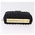 Borsa a tracolla con catena PRADA in rattan nero e oro Auth 197136M D'oro - vista 5