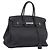 Hermès Borsa a mano HERMES Birkin 35 in pelle Togo Nero Argento Auth SW2762SM