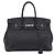Hermès Borsa a mano HERMES Birkin 35 in pelle Togo Nero Argento Auth SW2762SM - vista 2