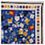 Sciarpa CHANEL in seta blu CC Auth 195615V - vista 4