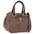 Borsa a mano PRADA in pelle 2way marrone tono oro Auth BA15297