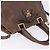 Borsa a mano PRADA in pelle 2way marrone tono oro Auth BA15297 - vista 7