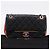 Bolso de hombro CHANEL Matelasse27 Chain en piel de cordero negro con CC plateado Auth 200287SAM Plata - vista 12