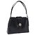 Borsa a tracolla GUCCI in pelle nera e oro Auth 199689 Nero D'oro
