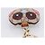 GUCCI GG Supreme Charm PVC Leather Beige Gold Tone Auth BA15352V - vista 10