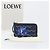 Tarjetero y monedero LOEWE William de Morgan de cuero Navy Silver Auth 200667M Plata Azul marino - vista 12