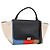 Céline Borsa a Mano CELINE Trapeze Lana 2way Beige Silver Auth 198538V Argento