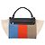 Céline Borsa a Mano CELINE Trapeze Lana 2way Beige Silver Auth 198538V Argento - vista 2