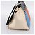 Céline Borsa a Mano CELINE Trapeze Lana 2way Beige Silver Auth 198538V Argento - vista 4