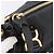 Chloé Chloe Marcie Handtasche Leder 2way Schwarz Gold Auth yk20751V Golden - Ansicht 16