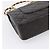 Borsa CHANEL Double Flap Chain Matelasse 25 in Pelle di Agnello Nera e Oro Auth yk20797SAM Nero D'oro - vista 17