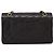 Borsa CHANEL Double Flap Chain Matelasse 25 in Pelle di Agnello Nera e Oro Auth yk20797SAM Nero D'oro - vista 2