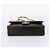 Borsa CHANEL Double Flap Chain Matelasse 25 in Pelle di Agnello Nera e Oro Auth yk20797SAM Nero D'oro - vista 5