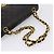 Borsa CHANEL Double Flap Chain Matelasse 25 in Pelle di Agnello Nera e Oro Auth yk20797SAM Nero D'oro - vista 7
