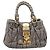 Borsa a mano Miu Miu Matelassé in pelle 2way Grigio Oro Auth 200159V Marrone D'oro - vista 13