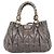 Borsa a mano Miu Miu Matelassé in pelle 2way Grigio Oro Auth 200159V Marrone D'oro - vista 2