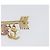 Spilla CHANEL COCO Mark Heart Metallo Tono Oro Rosa CC Auth 199074M - vista 16