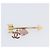Spilla CHANEL COCO Mark Heart Metallo Tono Oro Rosa CC Auth 199074M - vista 2