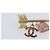 Spilla CHANEL COCO Mark Heart Metallo Tono Oro Rosa CC Auth 199074M - vista 3