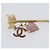 Spilla CHANEL COCO Mark Heart Metallo Tono Oro Rosa CC Auth 199074M - vista 4