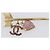 Spilla CHANEL COCO Mark Heart Metallo Tono Oro Rosa CC Auth 199074M - vista 5